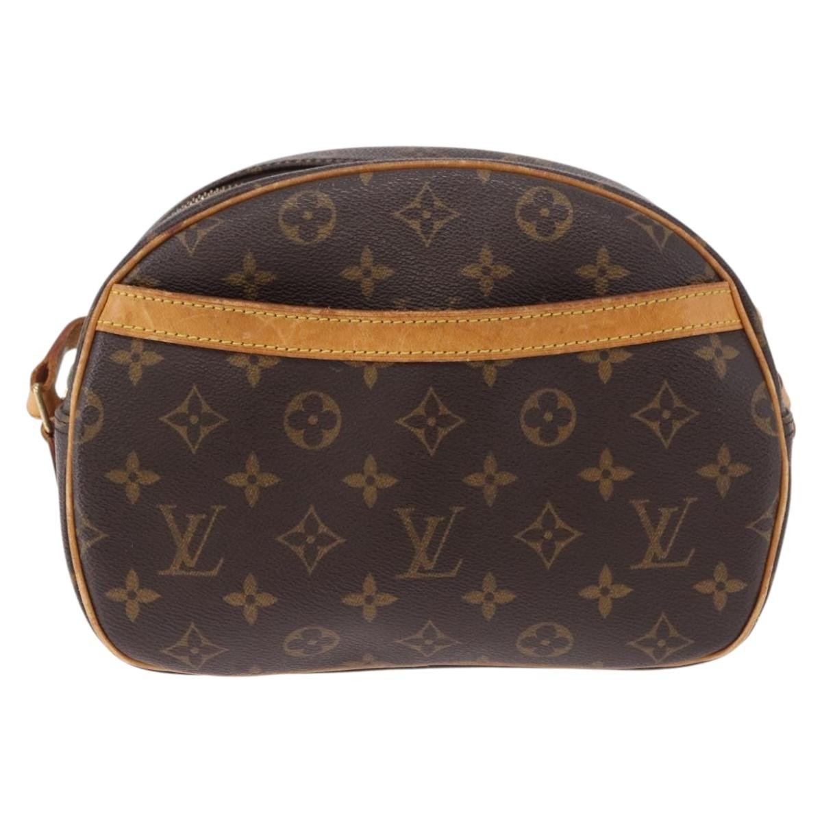 Louis Vuitton Blois Monogram Canvas Brown Canvas Shoulder Bag Bag (Pre-Owned)