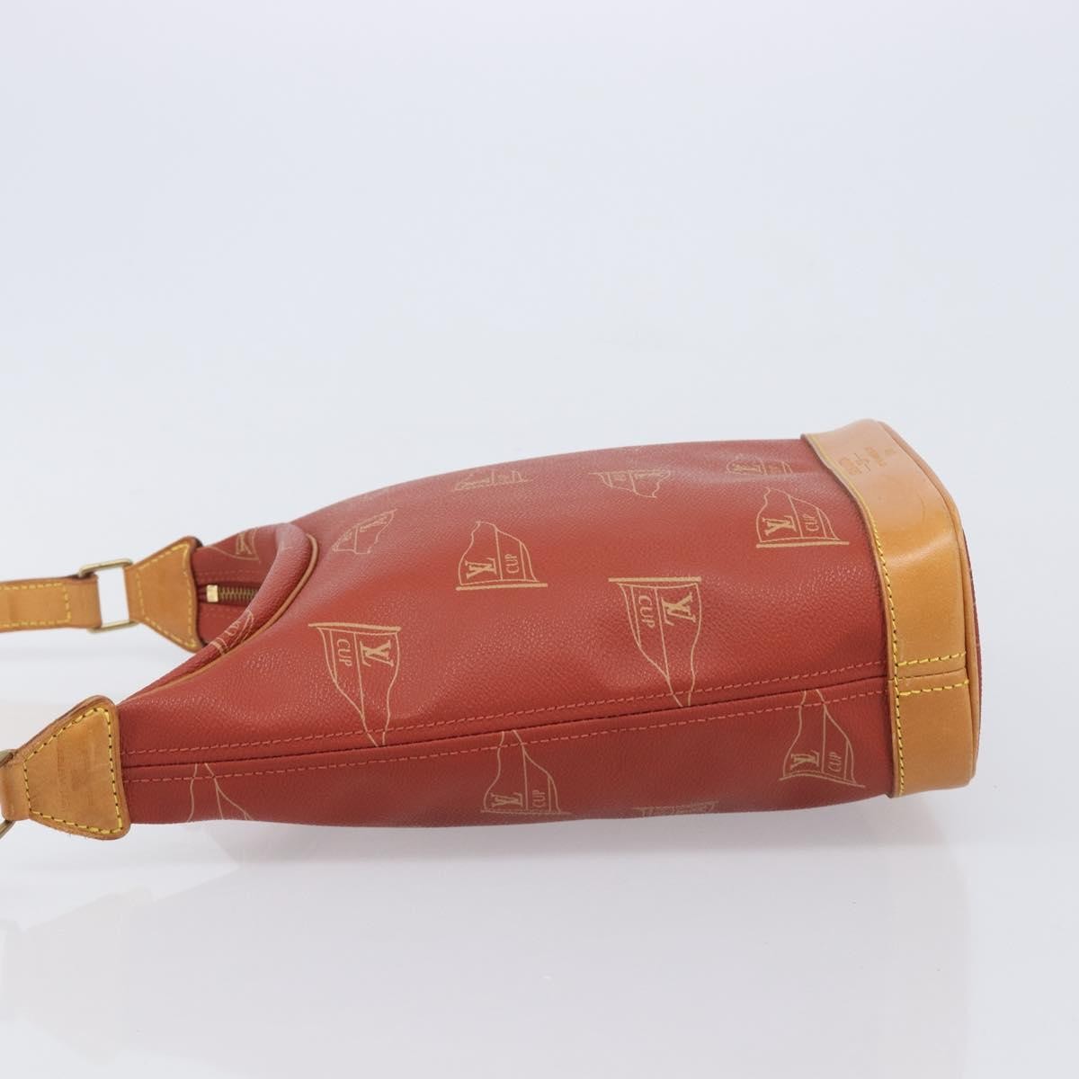 Louis Vuitton Cup Le Touquet Cup Canvas Red Canvas Shoulder Bag Bag (Pre-Owned)