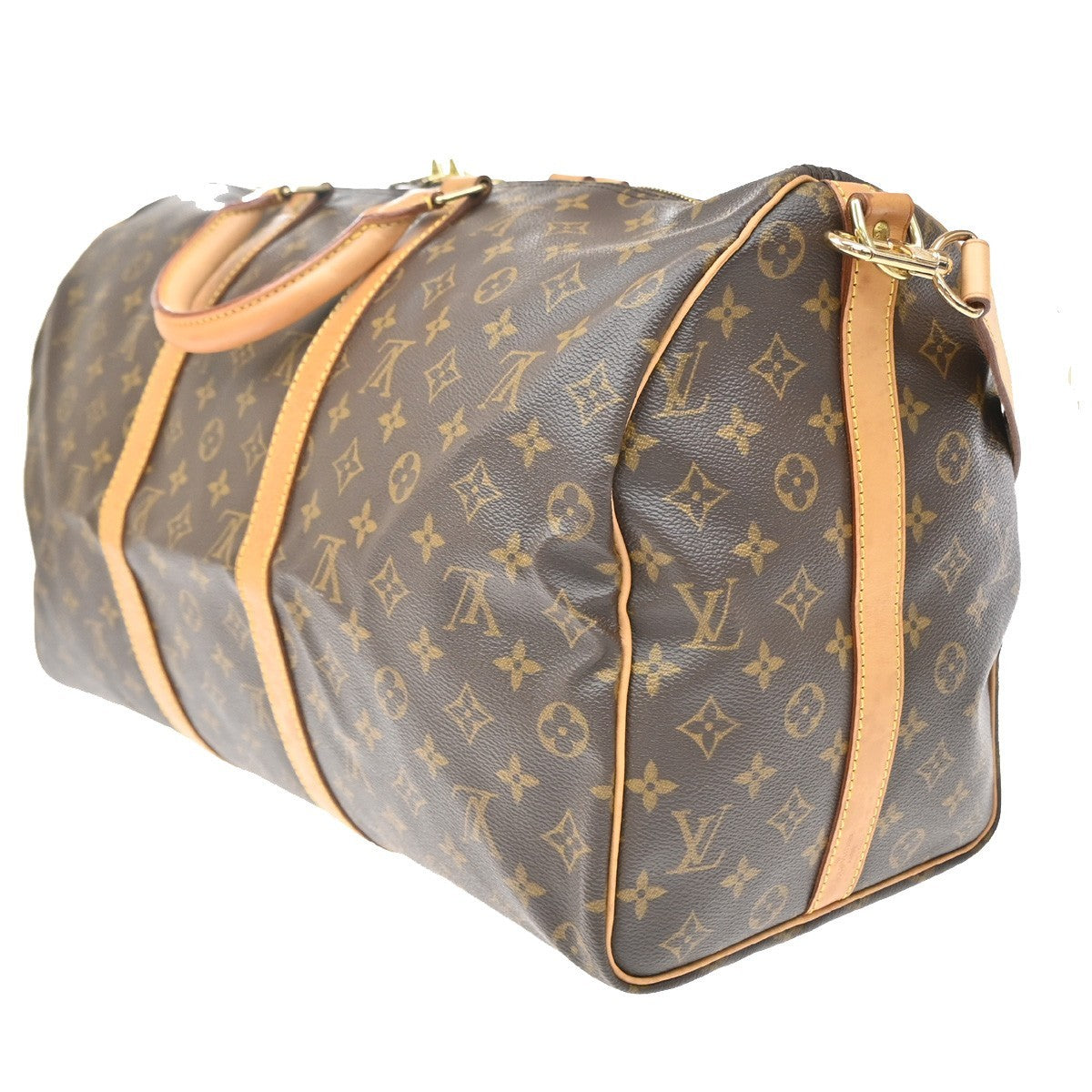 Louis Vuitton Keepall Monogram Multicolor Brown Canvas Travel Bag Bag (Pre-Owned)