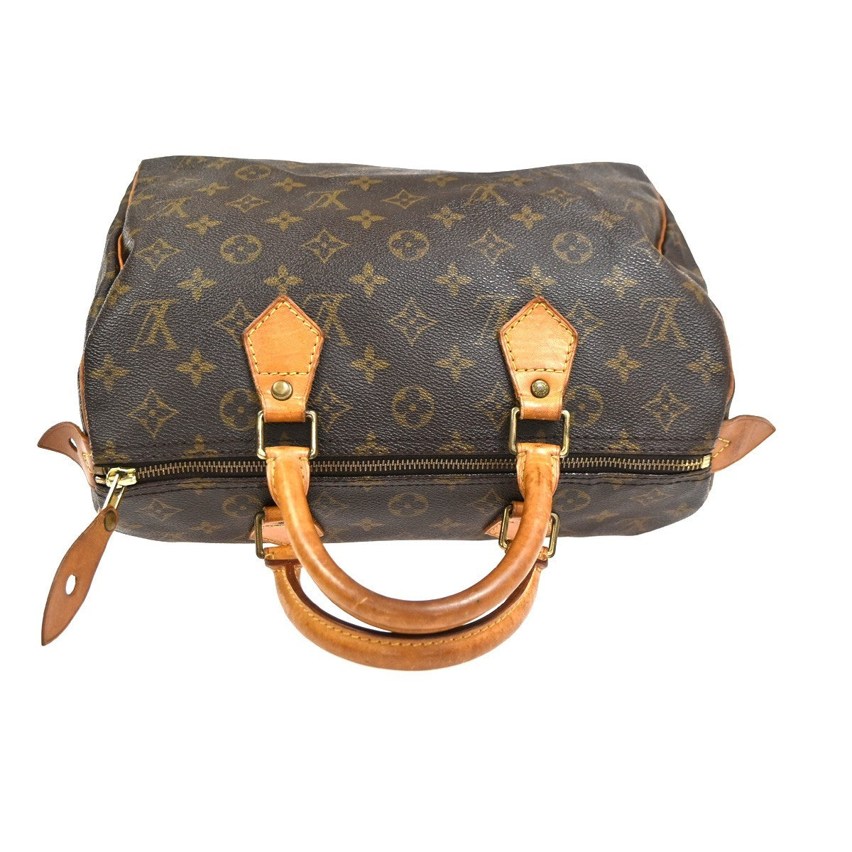 Louis Vuitton Speedy Monogram Canvas Brown Canvas Handbag (Pre-Owned)