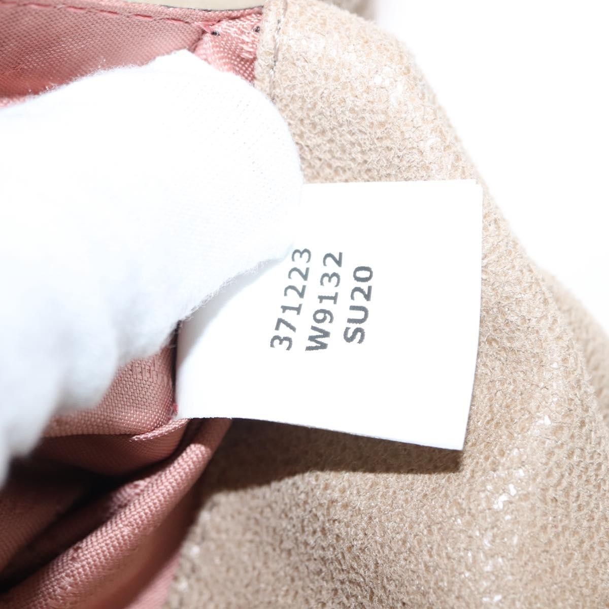 Stella Mccartney Falabella Fold Over Shaggy Deer Beige Polyester Crossbody Bag Bag (Pre-Owned)