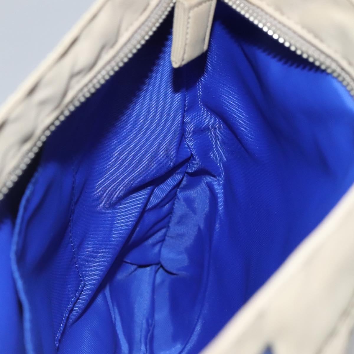 Burberry Blue Label Nylon Beige Nylon Shoulder Bag Bag (Pre-Owned)