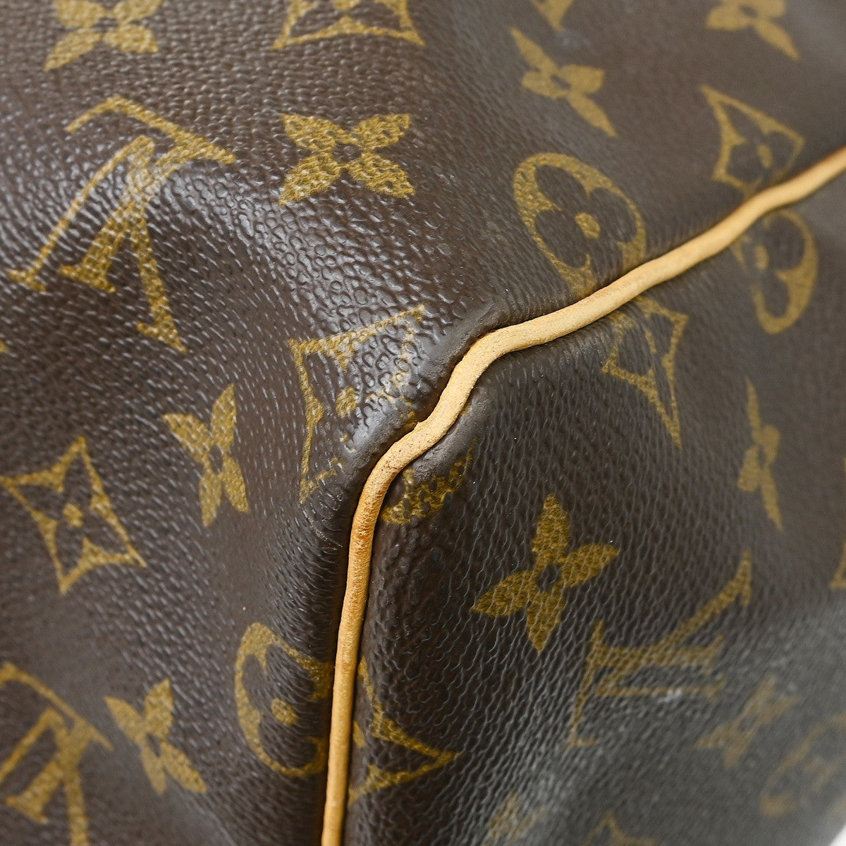 Louis Vuitton Keepall Monogram Brown Canvas Travel Bag Bag (Pre-Owned)