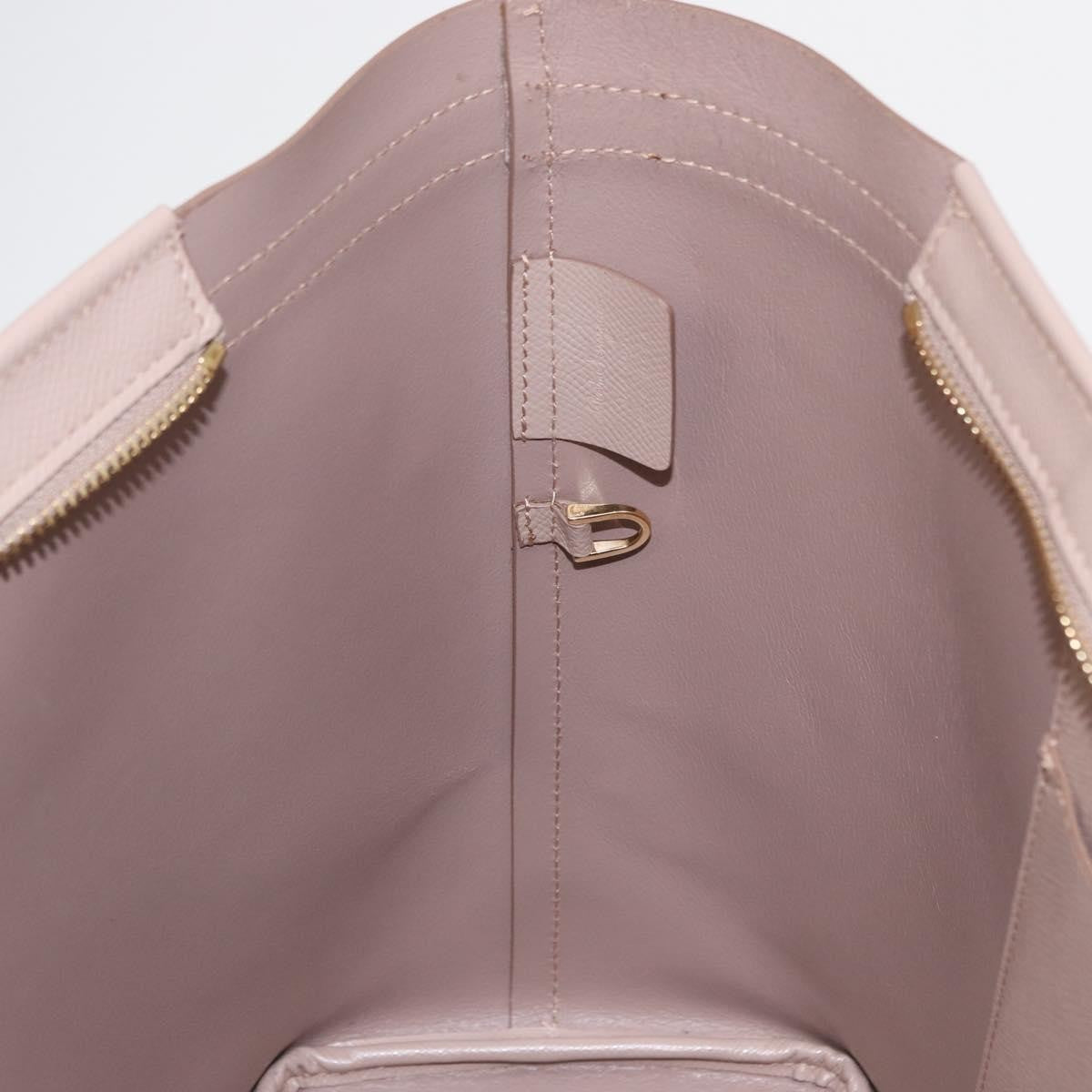 Salvatore Ferragamo Vala Tote Leather Pink Leather Tote Bag Bag (Pre-Owned)
