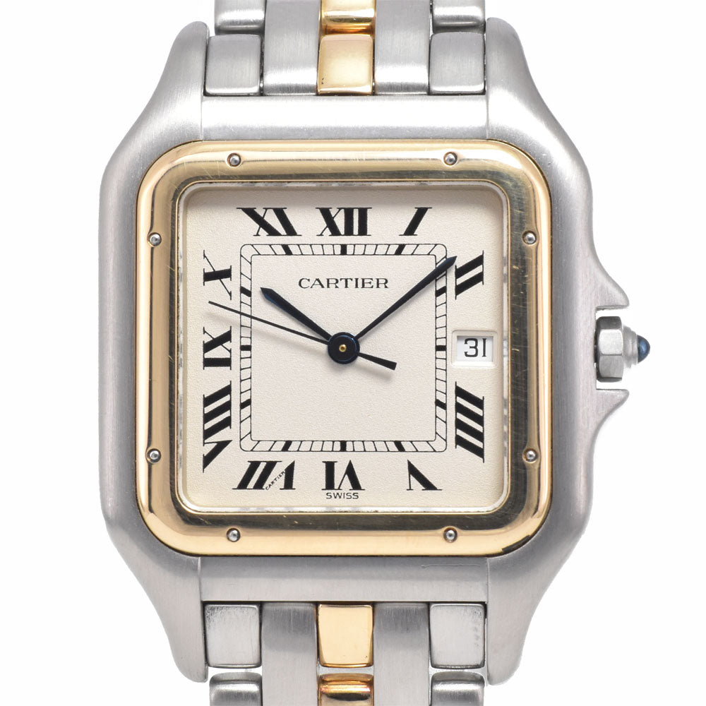 Cartier Vintage Panthere De Cartier Quartz Stainless Steel And Yellow Gold Watch (Pre-Owned)