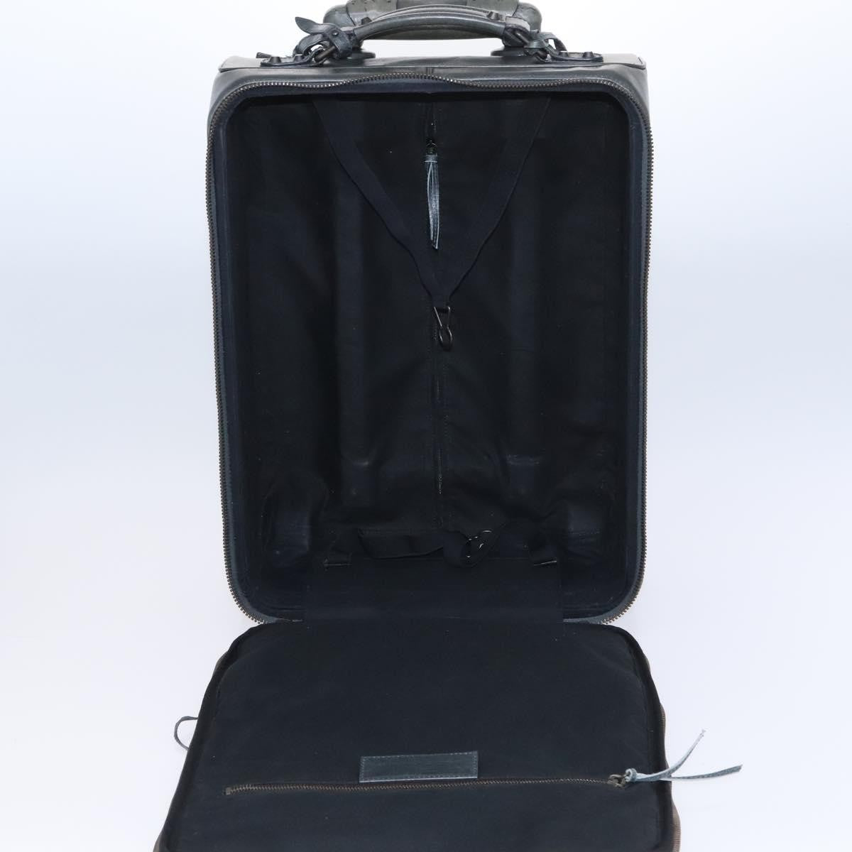 Balenciaga Trolley Rolling Classic Studs Luggage Leather Khaki Leather Travel Bag Bag (Pre-Owned)