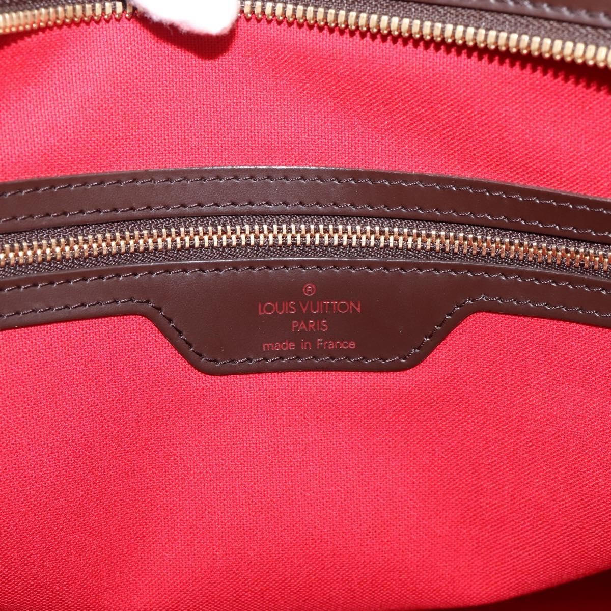 Louis Vuitton Chelsea Damier Brown Canvas Handbag (Pre-Owned)