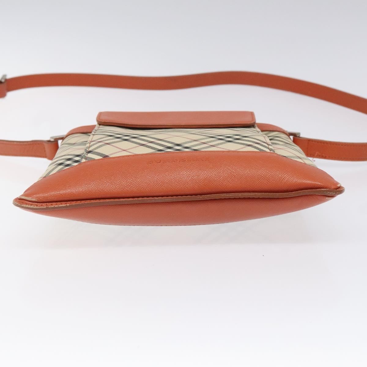 Burberry Nova Check Canvas And Leather Beige Canvas Shoulder Bag Bag (Pre-Owned)