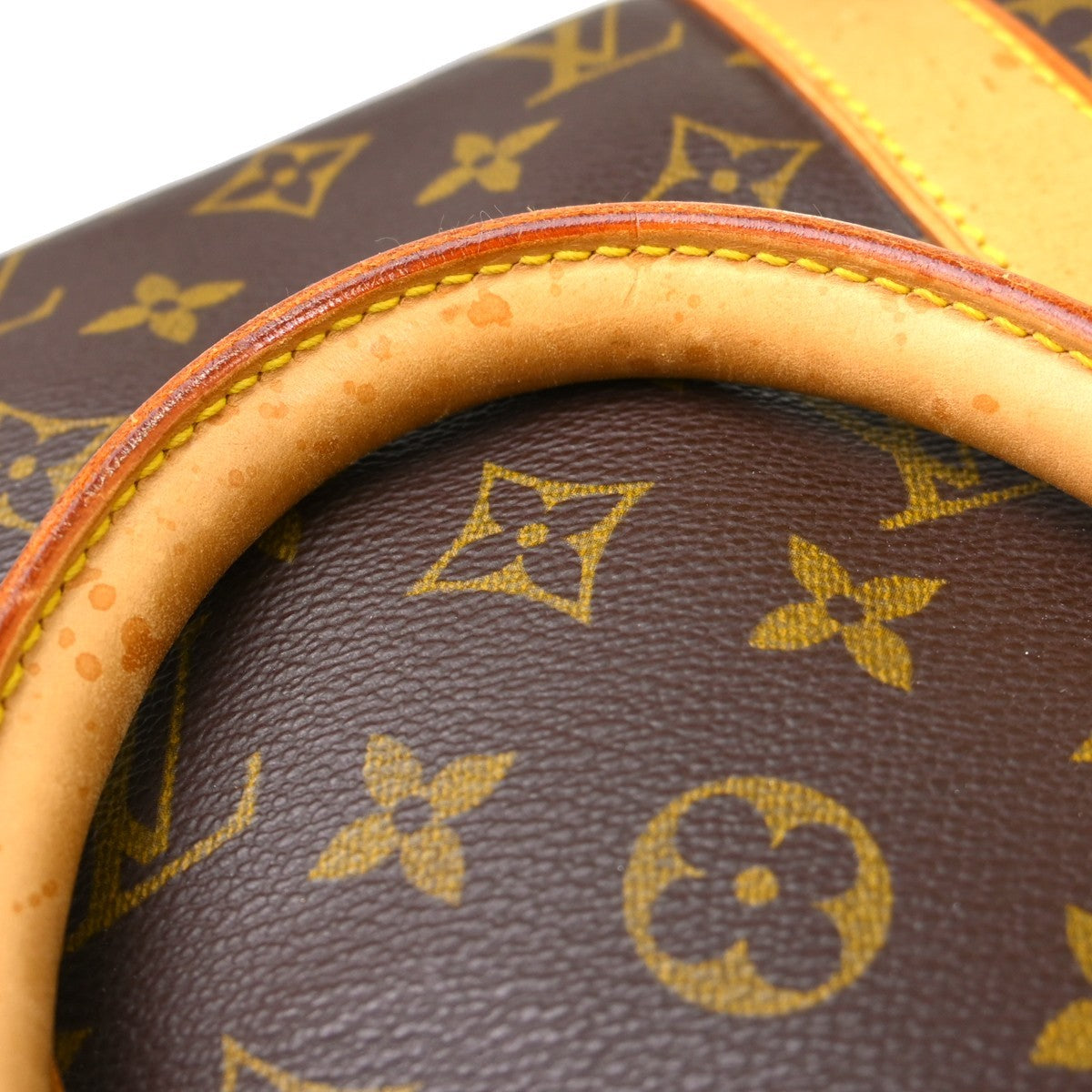 Louis Vuitton Keepall Monogram Brown Canvas Travel Bag Bag (Pre-Owned)