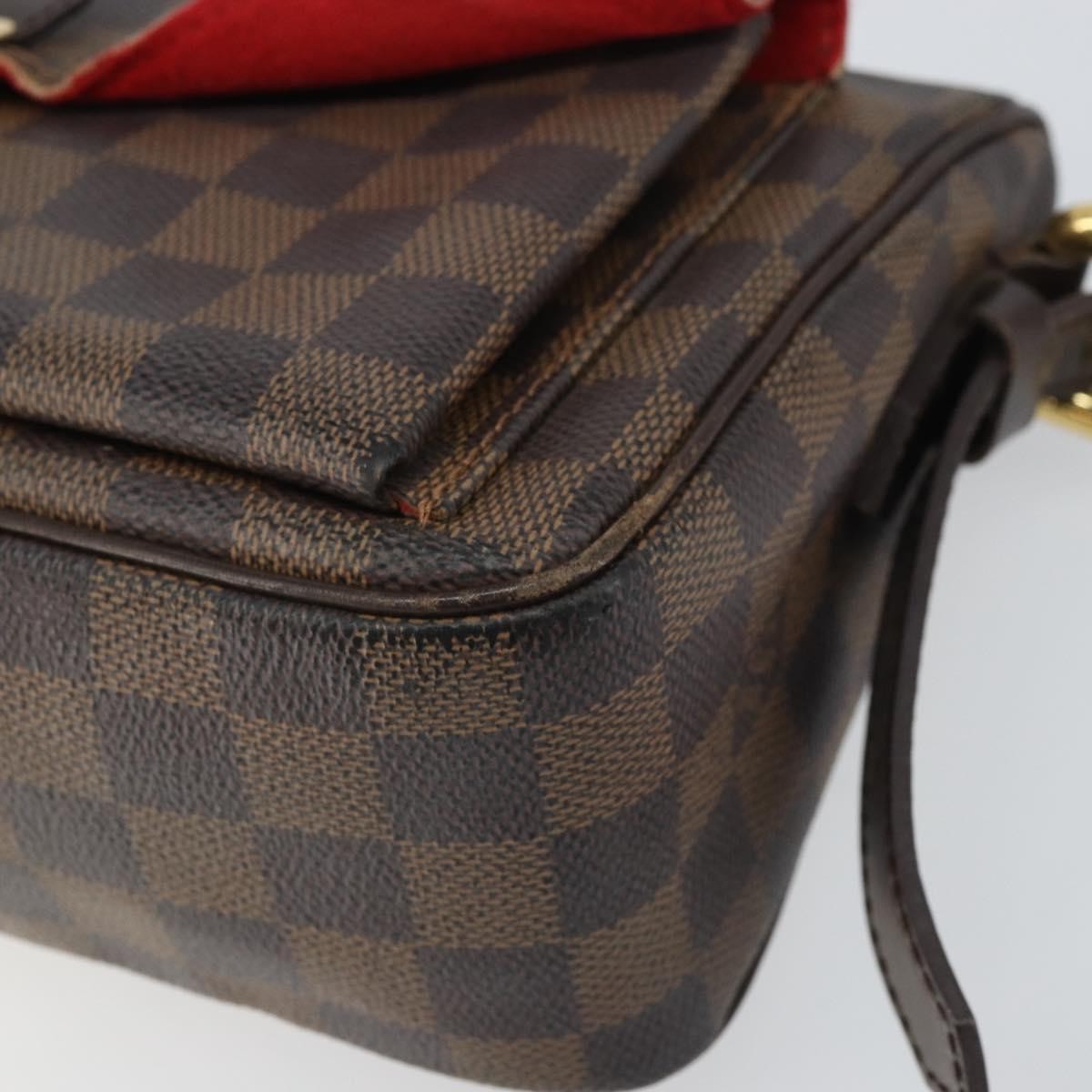 Louis Vuitton Ravello Damier Ebene Brown Canvas Shoulder Bag Bag (Pre-Owned)