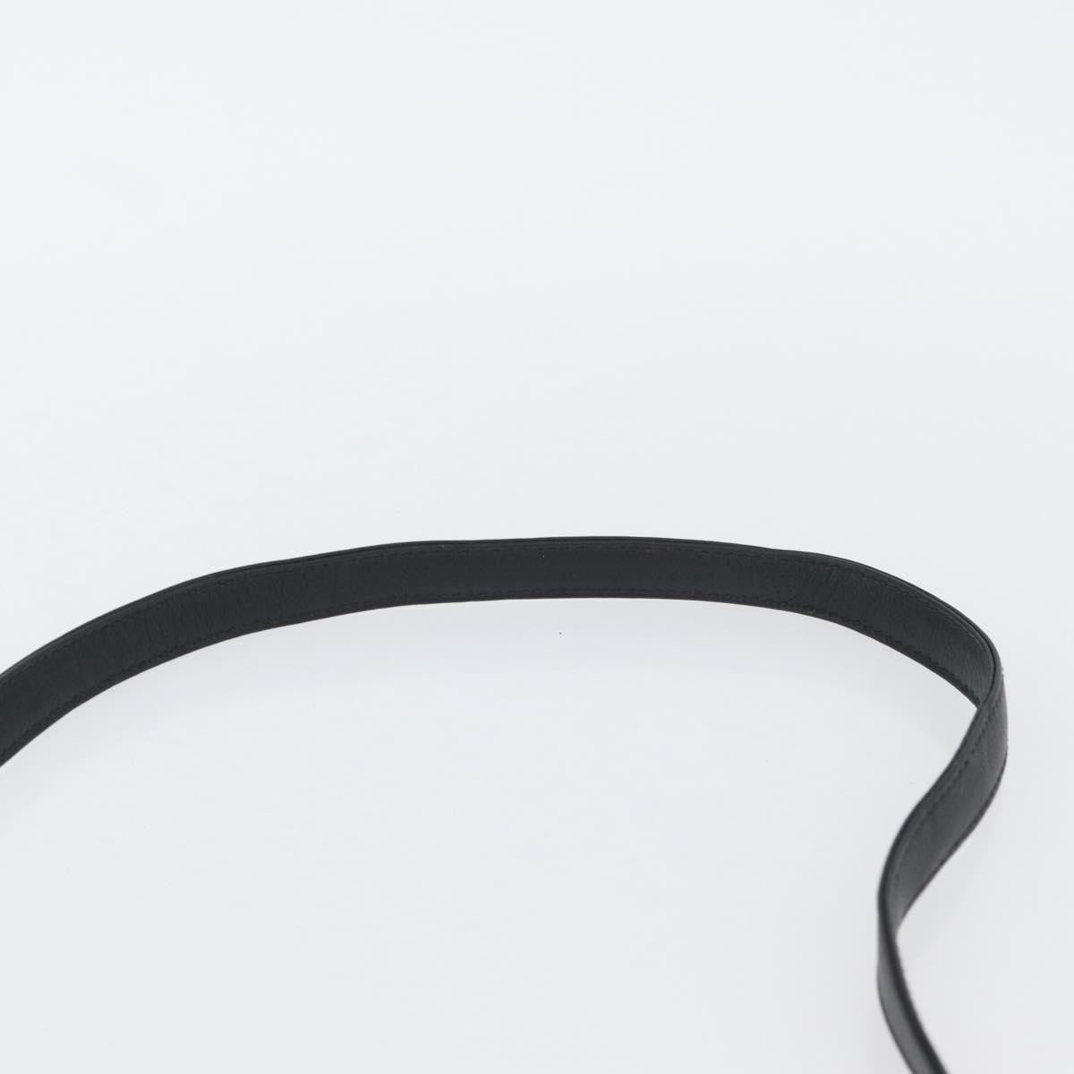 Celine Vintage Leather Black Leather Shoulder Bag Bag (Pre-Owned)