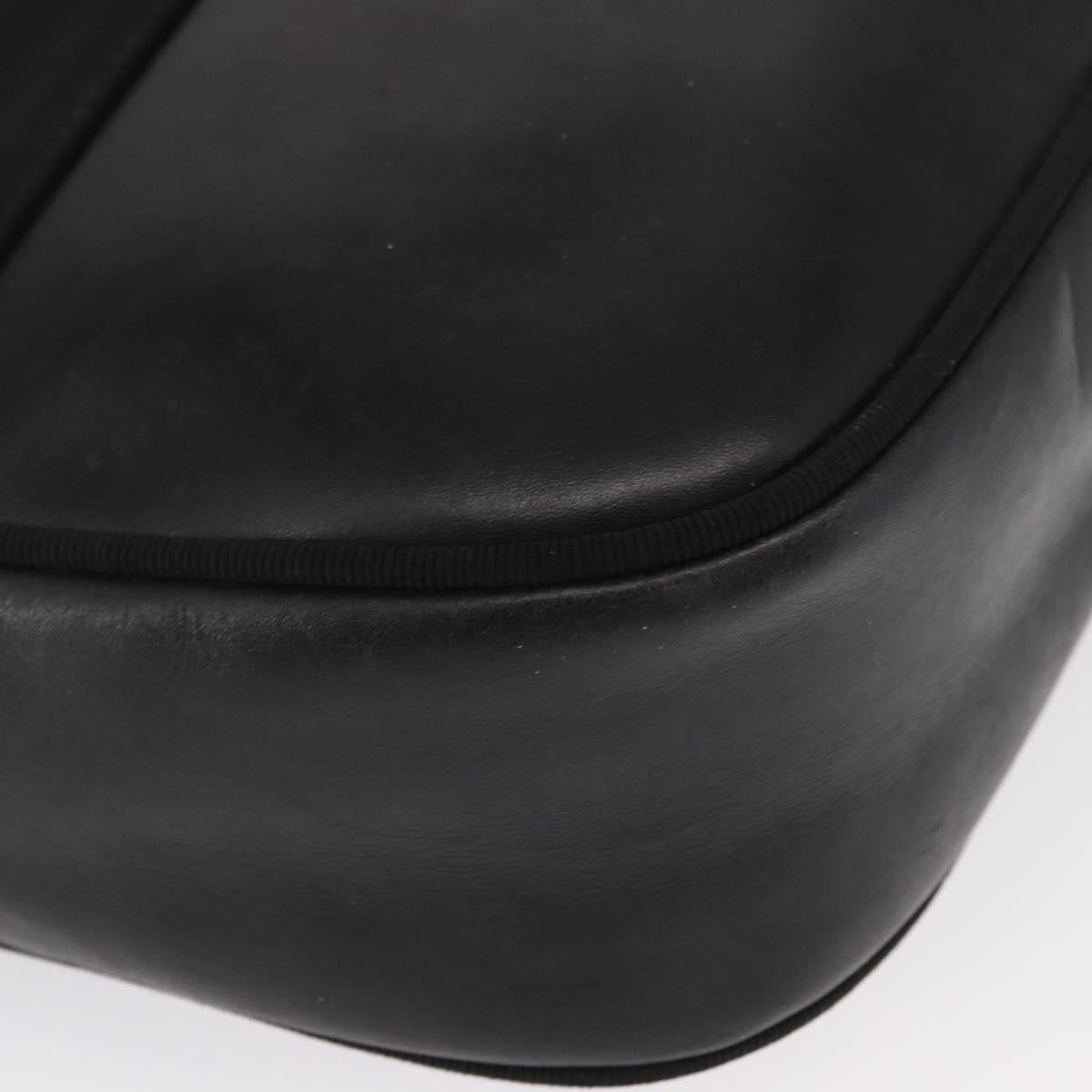 Salvatore Ferragamo Vara Bow Camera Leather Black Leather Shoulder Bag Bag (Pre-Owned)