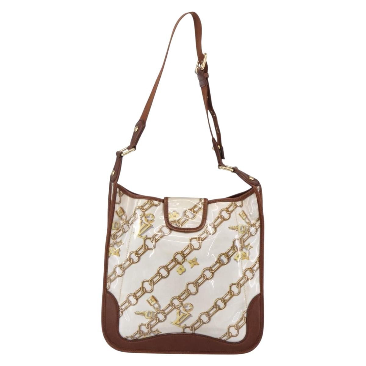 Louis Vuitton Charms Musette Pvc Over Printed Silk White Plastic Shoulder Bag Bag (Pre-Owned)