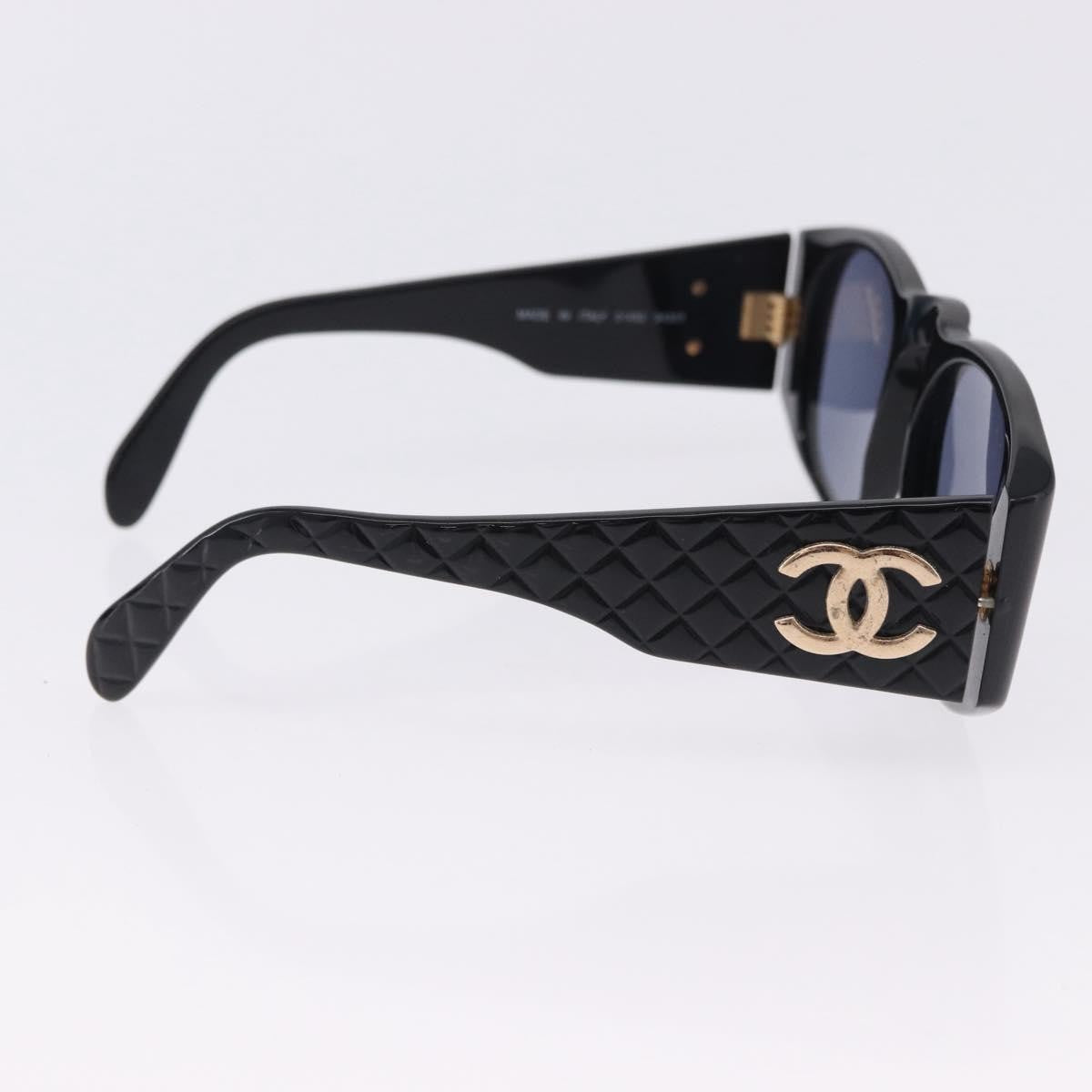 Chanel Logo Cc Plastic Black Plastic Sunglasse Accessory (Pre-Owned)