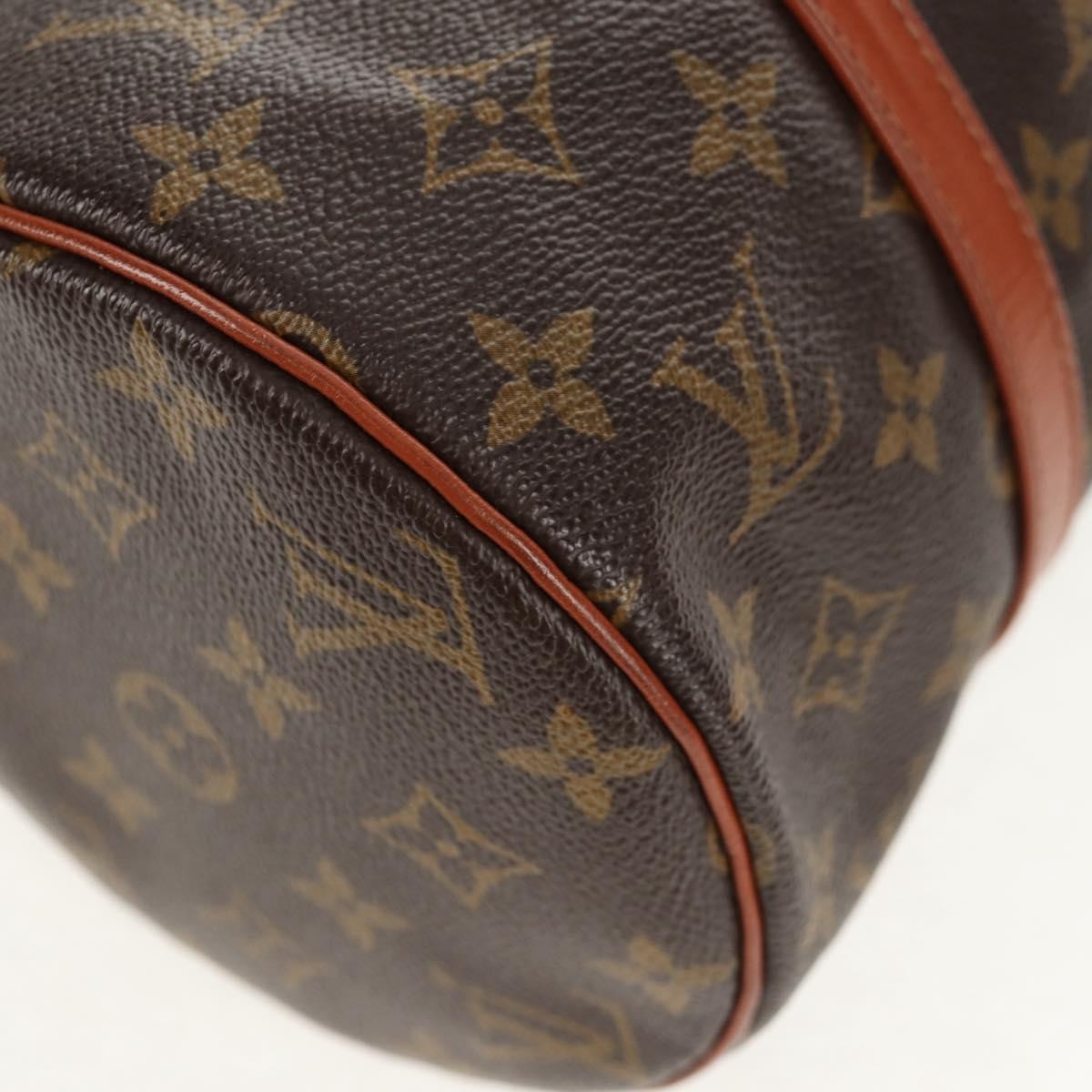 Louis Vuitton Papillon Monogram Canvas Brown Canvas Handbag (Pre-Owned)