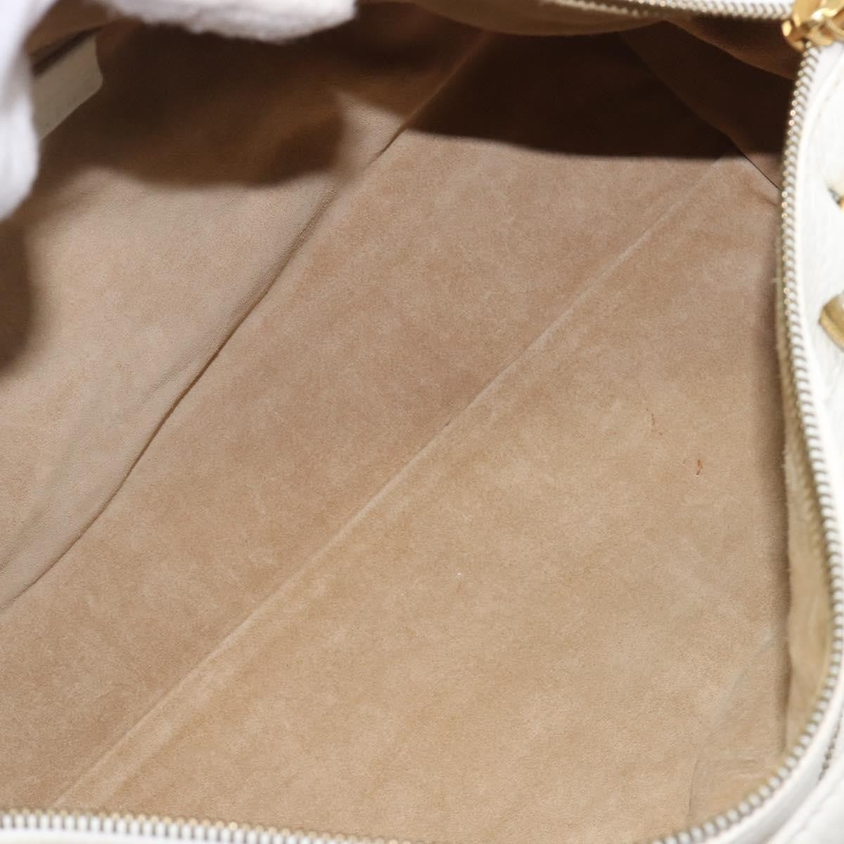 Celine Handbag Leather White Leather Handbag (Pre-Owned)