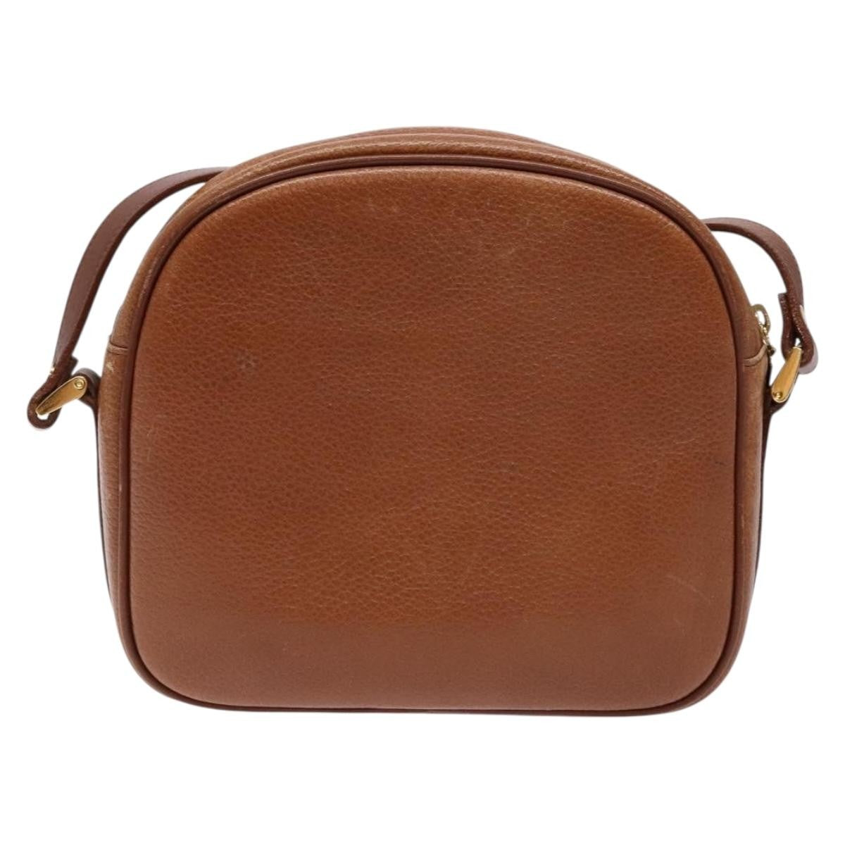 Burberry Shoulder Leather Brown Leather Shoulder Bag Bag (Pre-Owned)