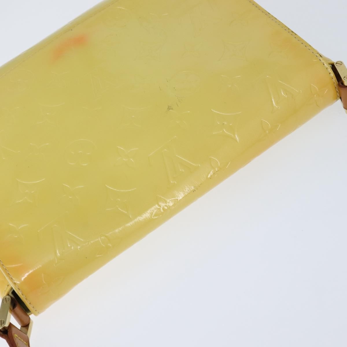Louis Vuitton Thompson Street Monogram Vernis Yellow Patent_Leather Handbag (Pre-Owned)