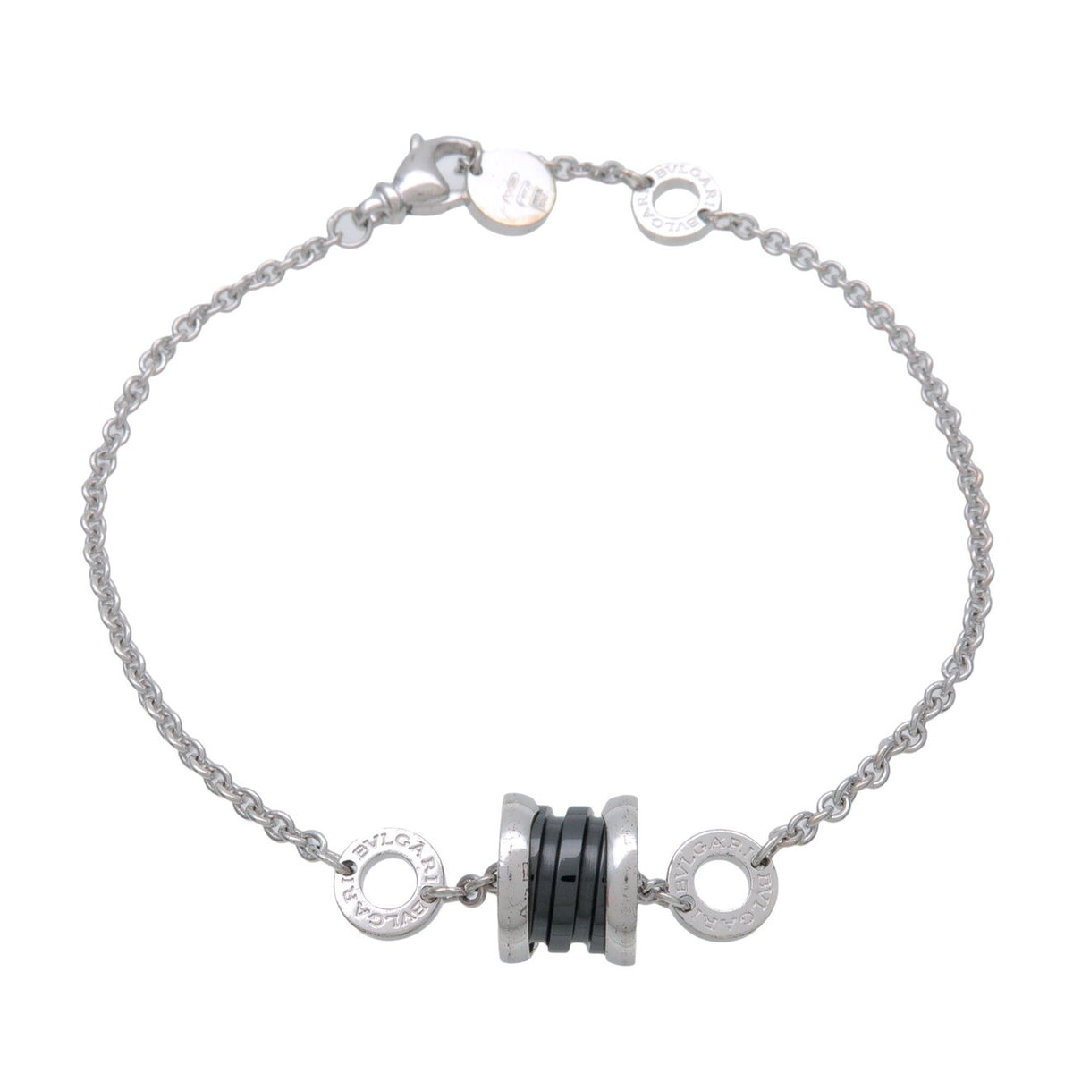 Bvlgari B.Zero1 Save The Children Soft Sterling Silver With Ceramic Silver Silver Bracelet Jewelry (Pre-Owned)