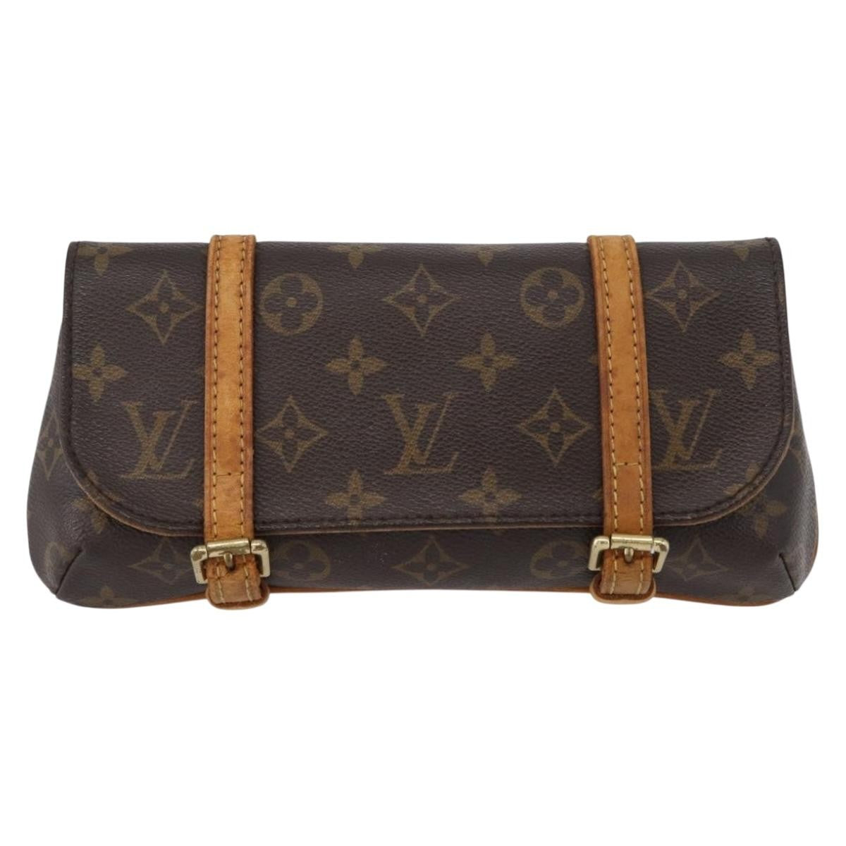 Louis Vuitton Marelle Waist Monogram Canvas Brown Canvas Handbag (Pre-Owned)