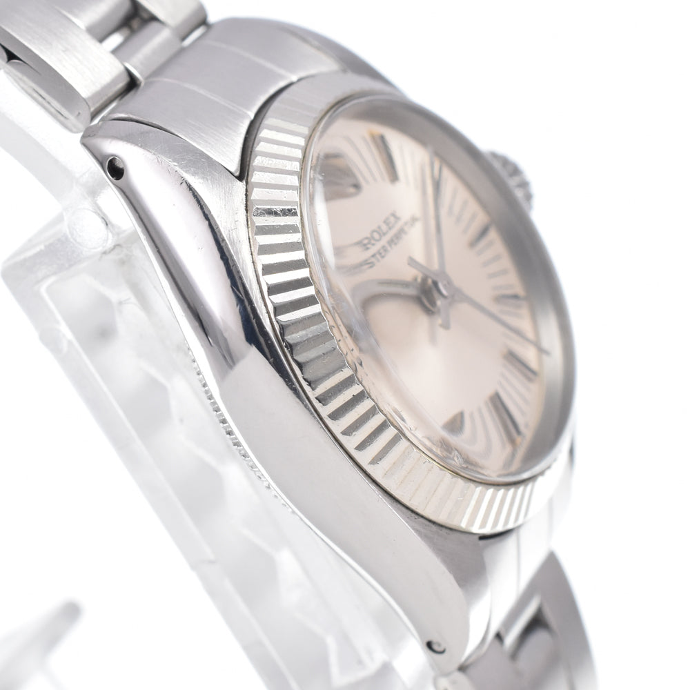 Rolex Oyster Perpetual Automatic Stainless Steel And White Gold Watch (Pre-Owned)
