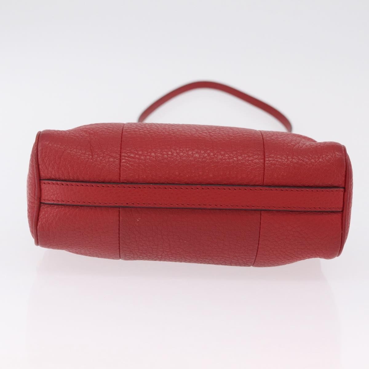 Prada Barrel Vitello Phenix Red Leather Crossbody Bag Bag (Pre-Owned)