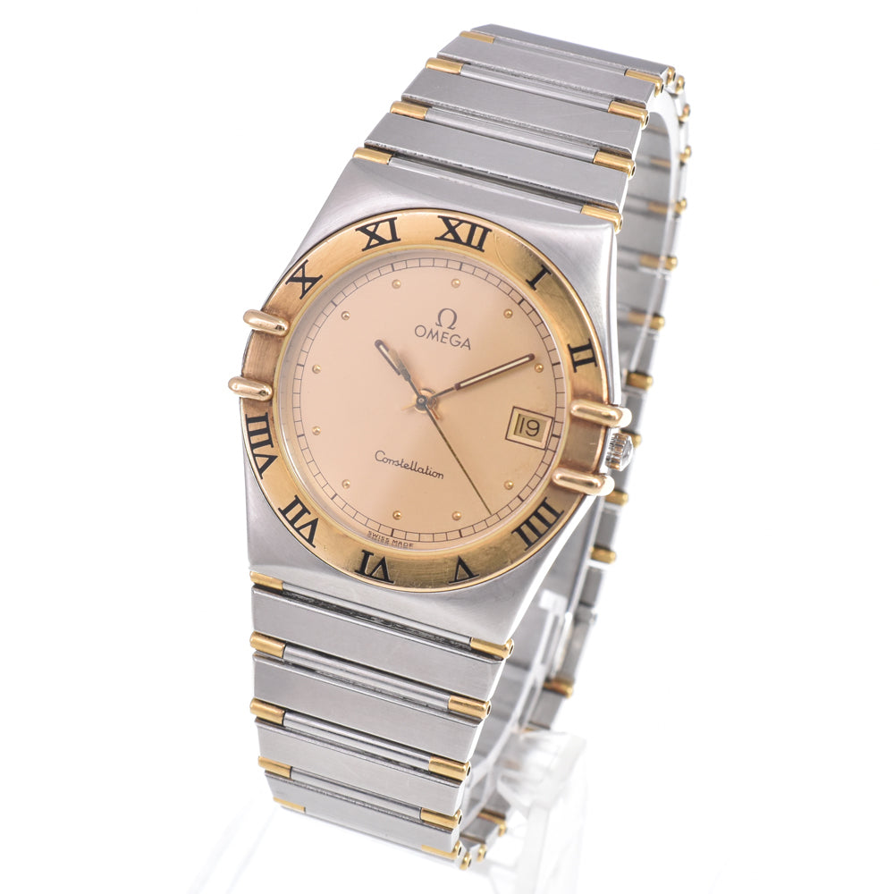 Omega Constellation Quartz Stainless Steel And Yellow Gold Watch (Pre-Owned)