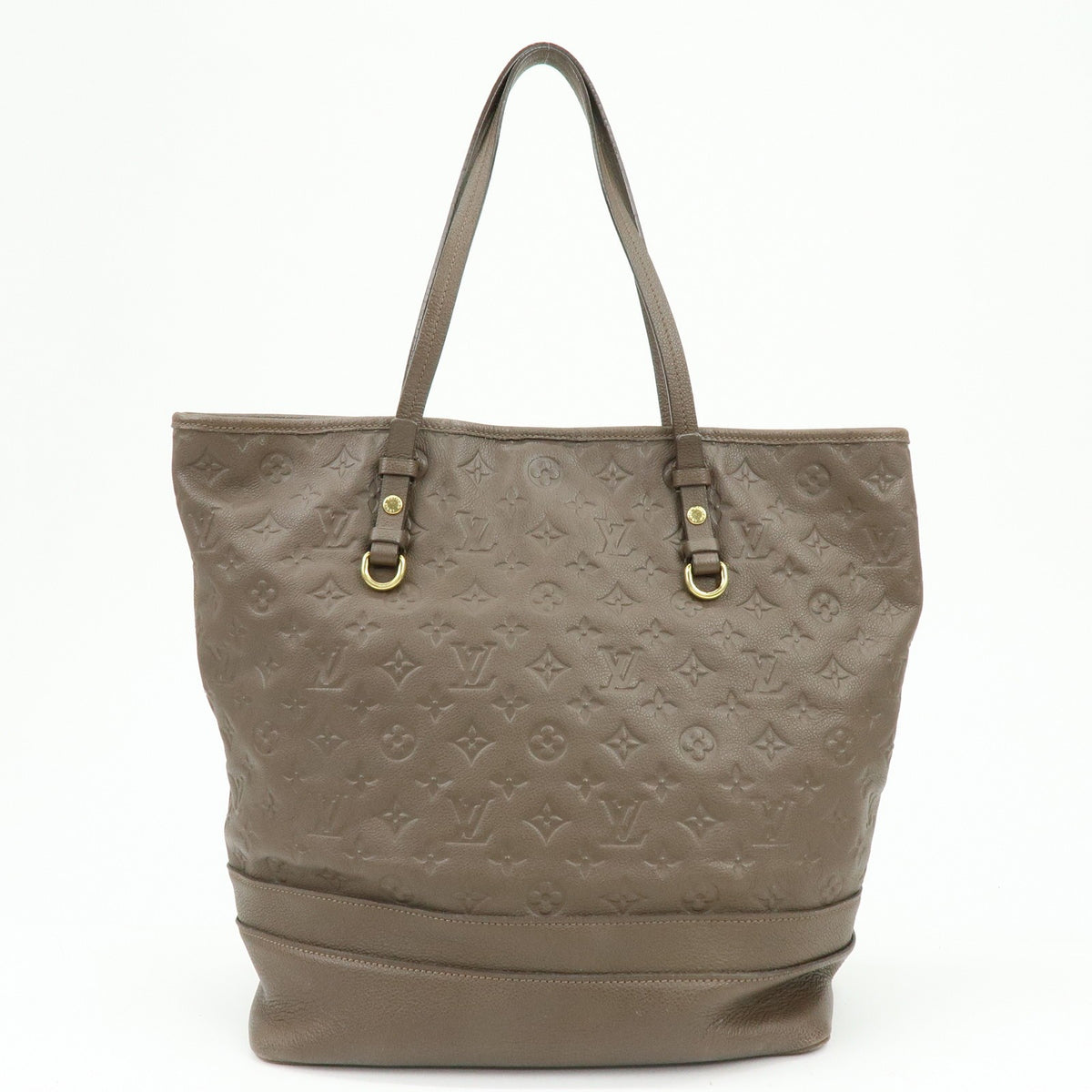 Louis Vuitton Citadine Monogram Empreinte Leather Brown Leather Handbag (Pre-Owned)