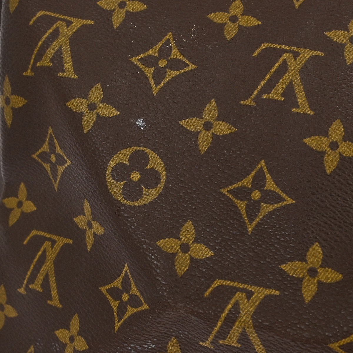 Louis Vuitton Keepall Bandoulière Monogram Brown Canvas Travel Bag Bag (Pre-Owned)