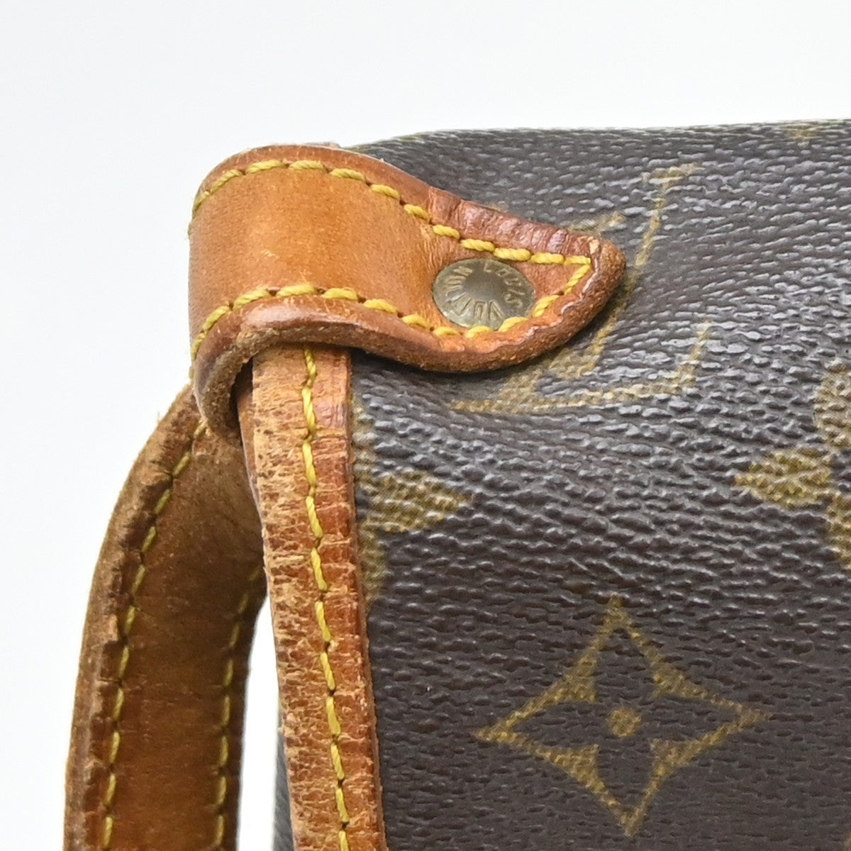 Louis Vuitton Saumur Monogram Canvas Brown Canvas Shoulder Bag Bag (Pre-Owned)