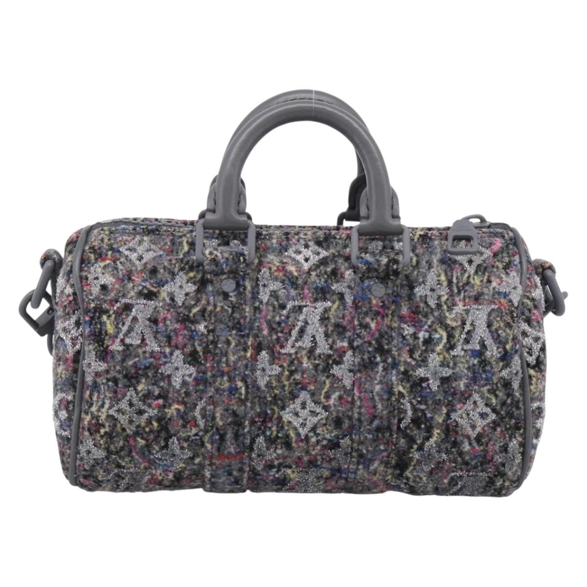Louis Vuitton Keepall Bandouliere Lv Felt Multicolour Textile Travel Bag Bag (Pre-Owned)