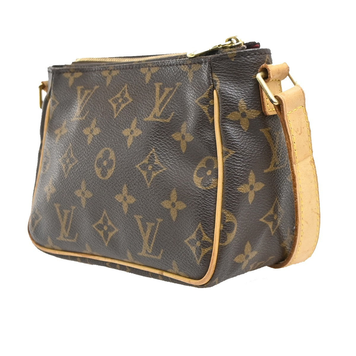 Louis Vuitton Viva Cite Monogram Canvas Brown Canvas Handbag (Pre-Owned)