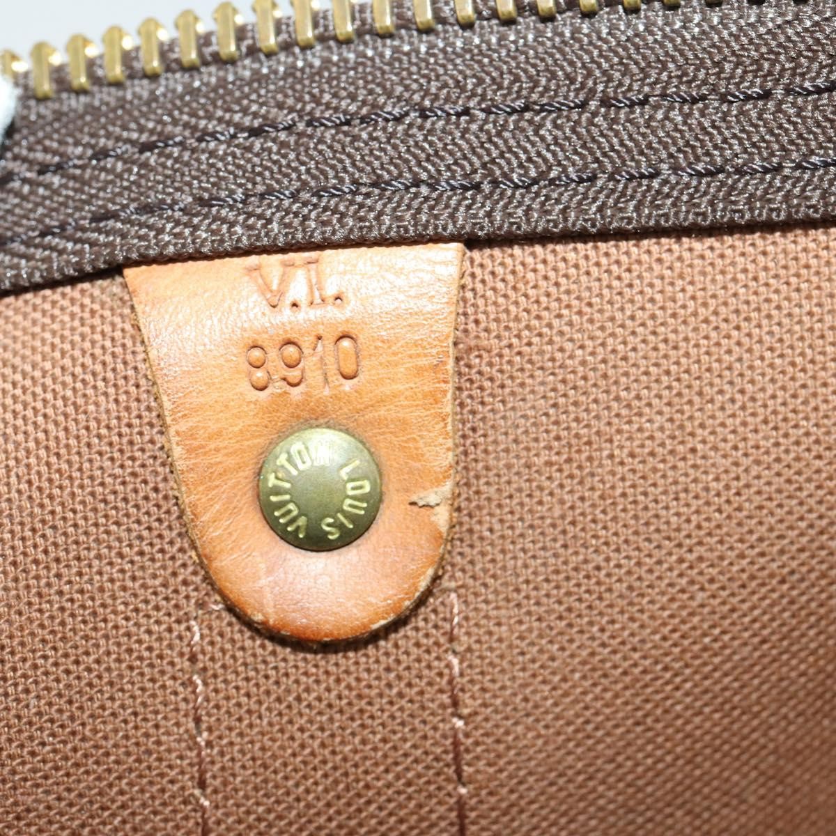 Louis Vuitton Keepall Monogram Canvas Brown Canvas Travel Bag Bag (Pre-Owned)