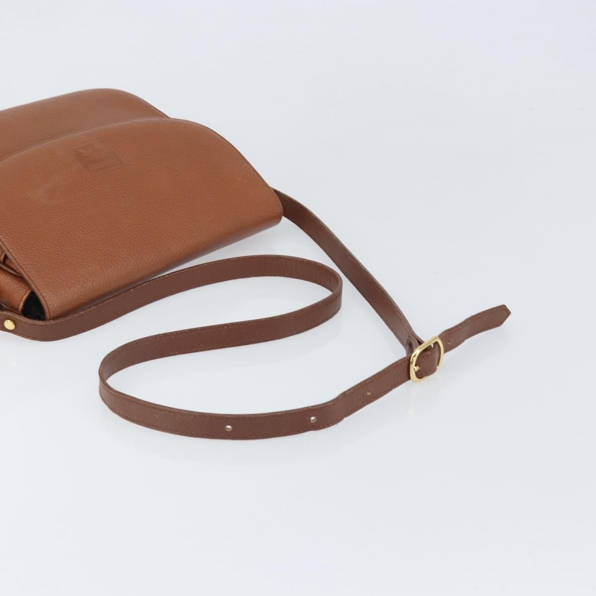 Burberry Vintage Leather Brown Leather Shoulder Bag Bag (Pre-Owned)