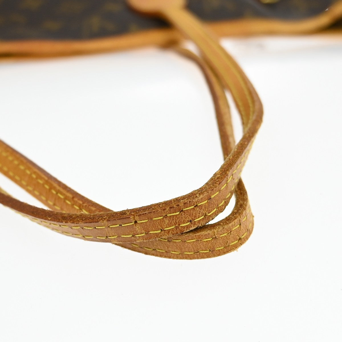 Louis Vuitton Neverfull Monogram Canvas Brown Canvas Tote Bag Bag (Pre-Owned)