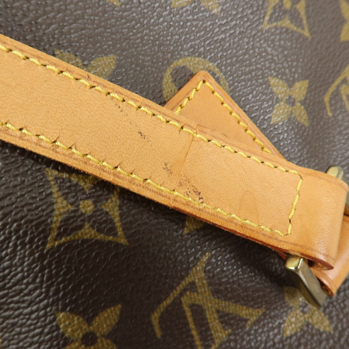 Louis Vuitton Cabas Mezzo Monogram Canvas Brown Canvas Tote Bag Bag (Pre-Owned)