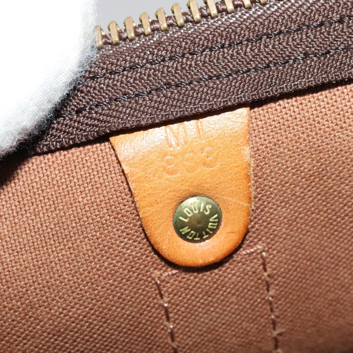 Louis Vuitton Keepall Monogram Canvas Brown Canvas Travel Bag Bag (Pre-Owned)