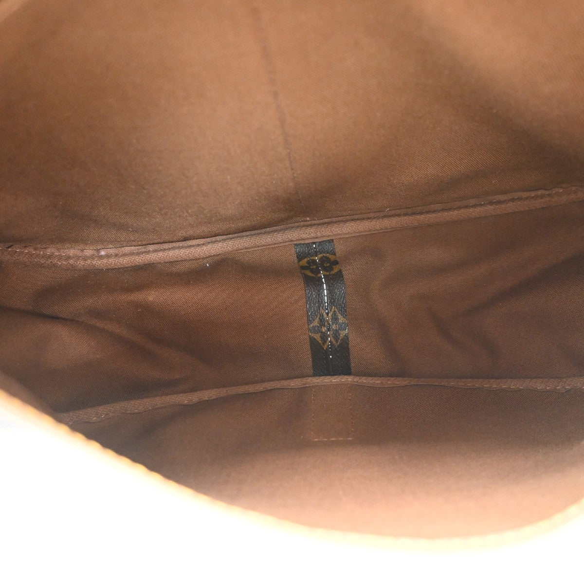 Louis Vuitton Saumur Monogram Canvas Brown Canvas Shoulder Bag Bag (Pre-Owned)