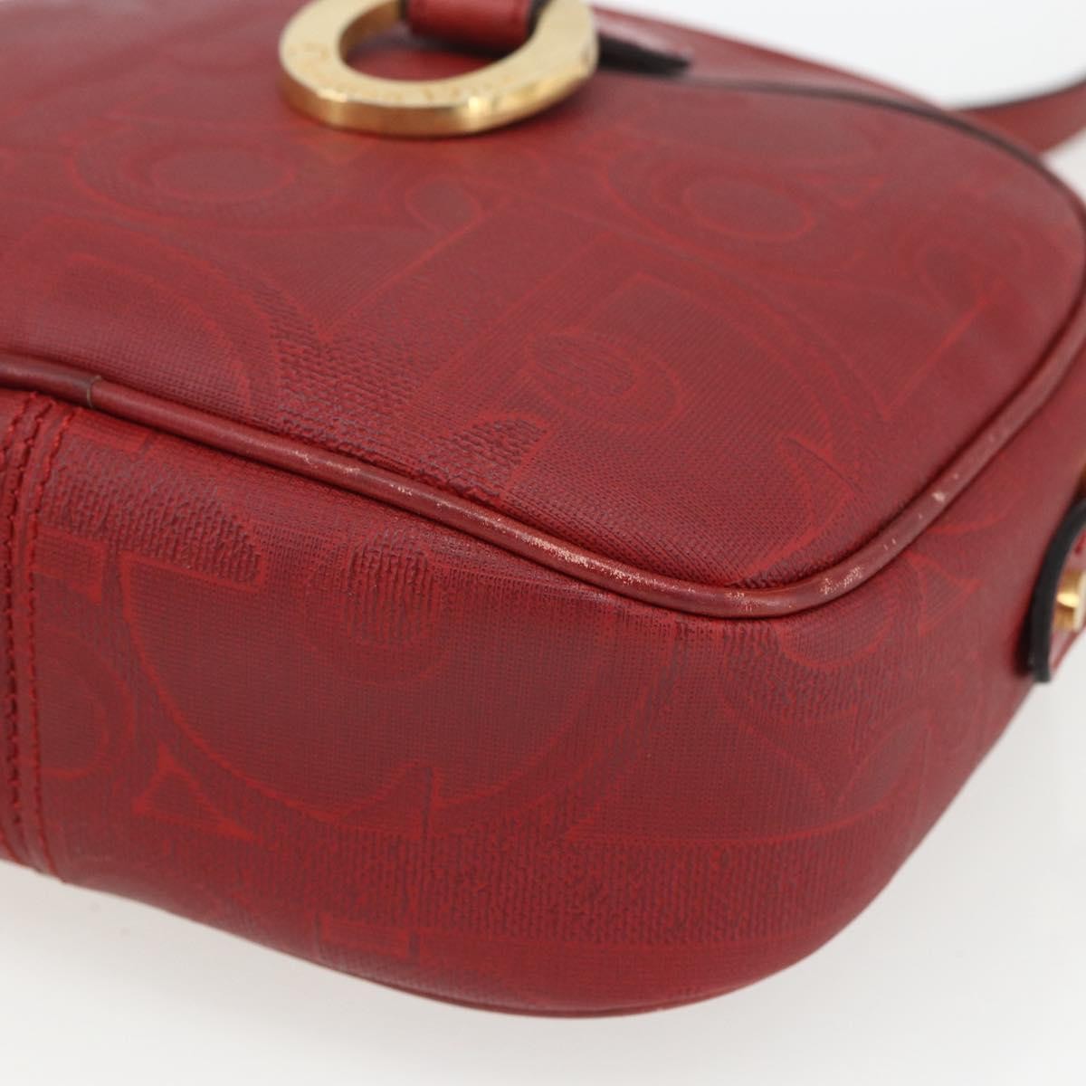 Christian Dior Vintage Trotter Canvas Red Canvas Shoulder Bag Bag (Pre-Owned)