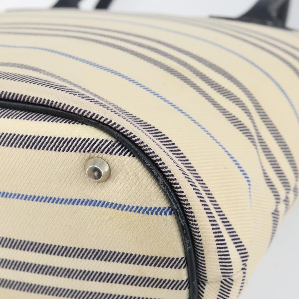 Burberry Vintage Canvas Beige Canvas Tote Bag Bag (Pre-Owned)