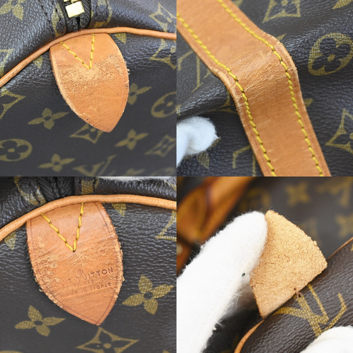 Louis Vuitton Keepall Bag Monogram Canvas Brown Canvas Travel Bag Bag (Pre-Owned)