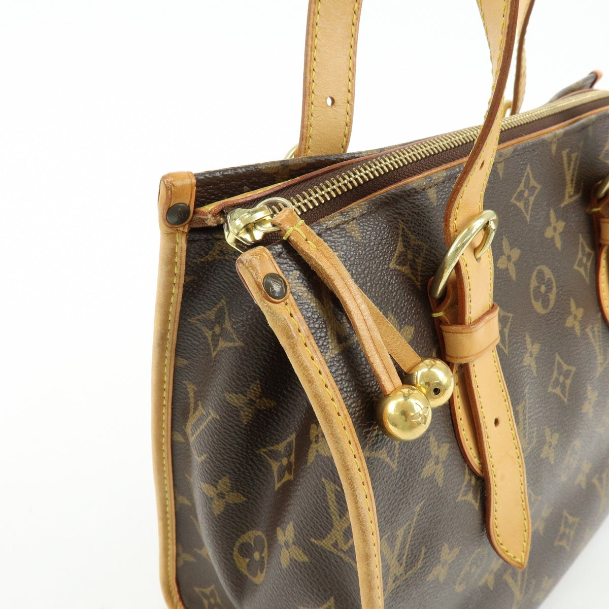 Louis Vuitton Popincourt Monogram Canvas Brown Canvas Shoulder Bag Bag (Pre-Owned)