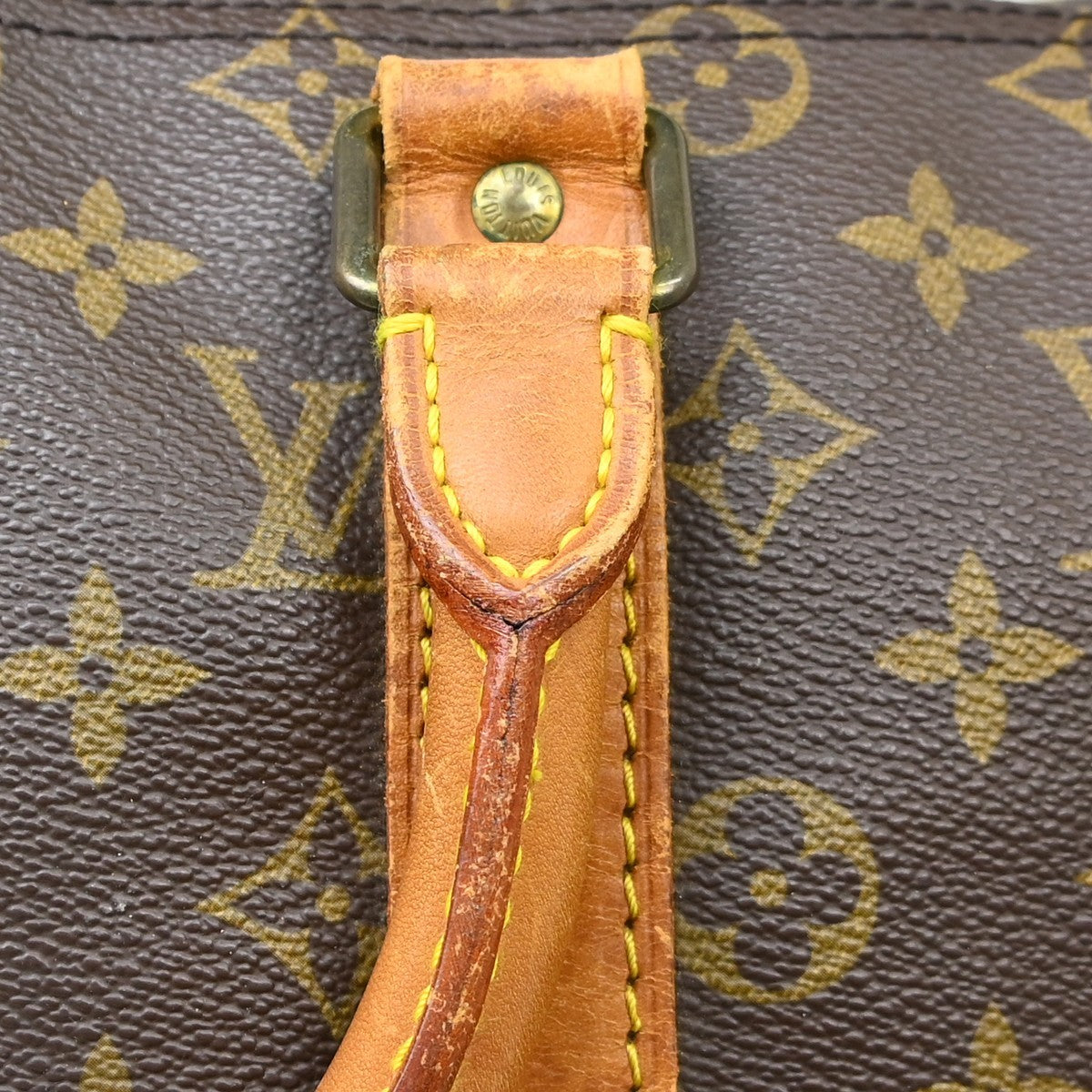 Louis Vuitton Keepall Bandouliere Monogram Canvas Brown Canvas Travel Bag Bag (Pre-Owned)