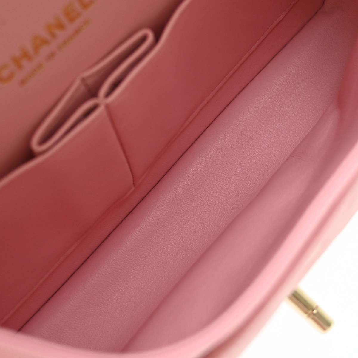 Chanel Shoulder Suede Patchwork Pink Calfskin Shoulder Bag Bag (Pre-Owned)
