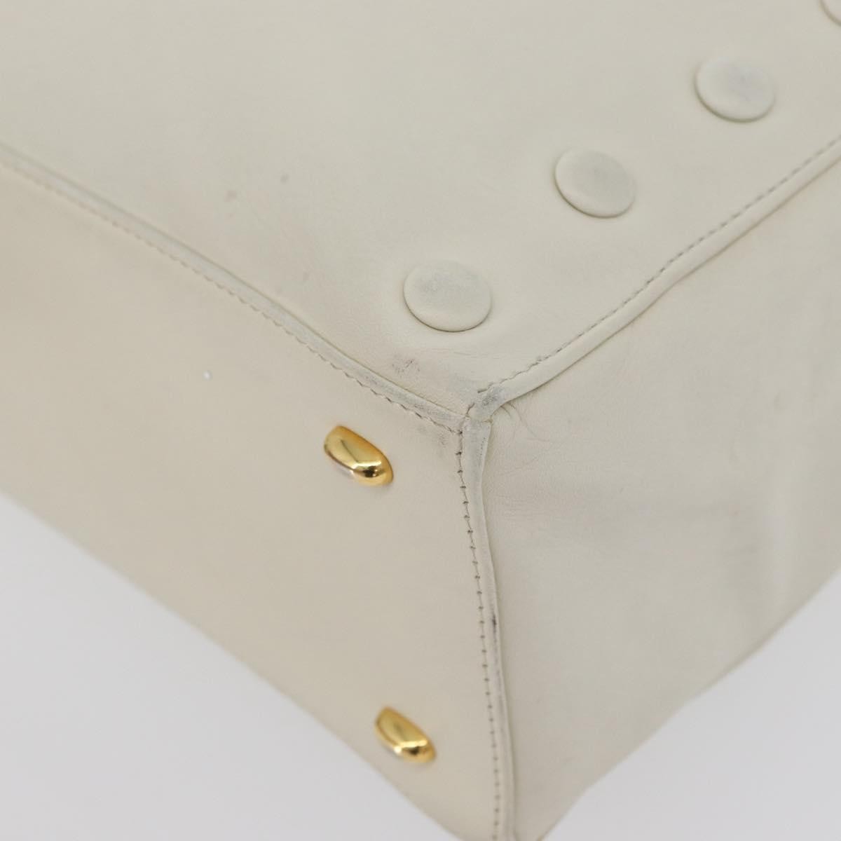 Celine Handbag Leather White Leather Handbag (Pre-Owned)