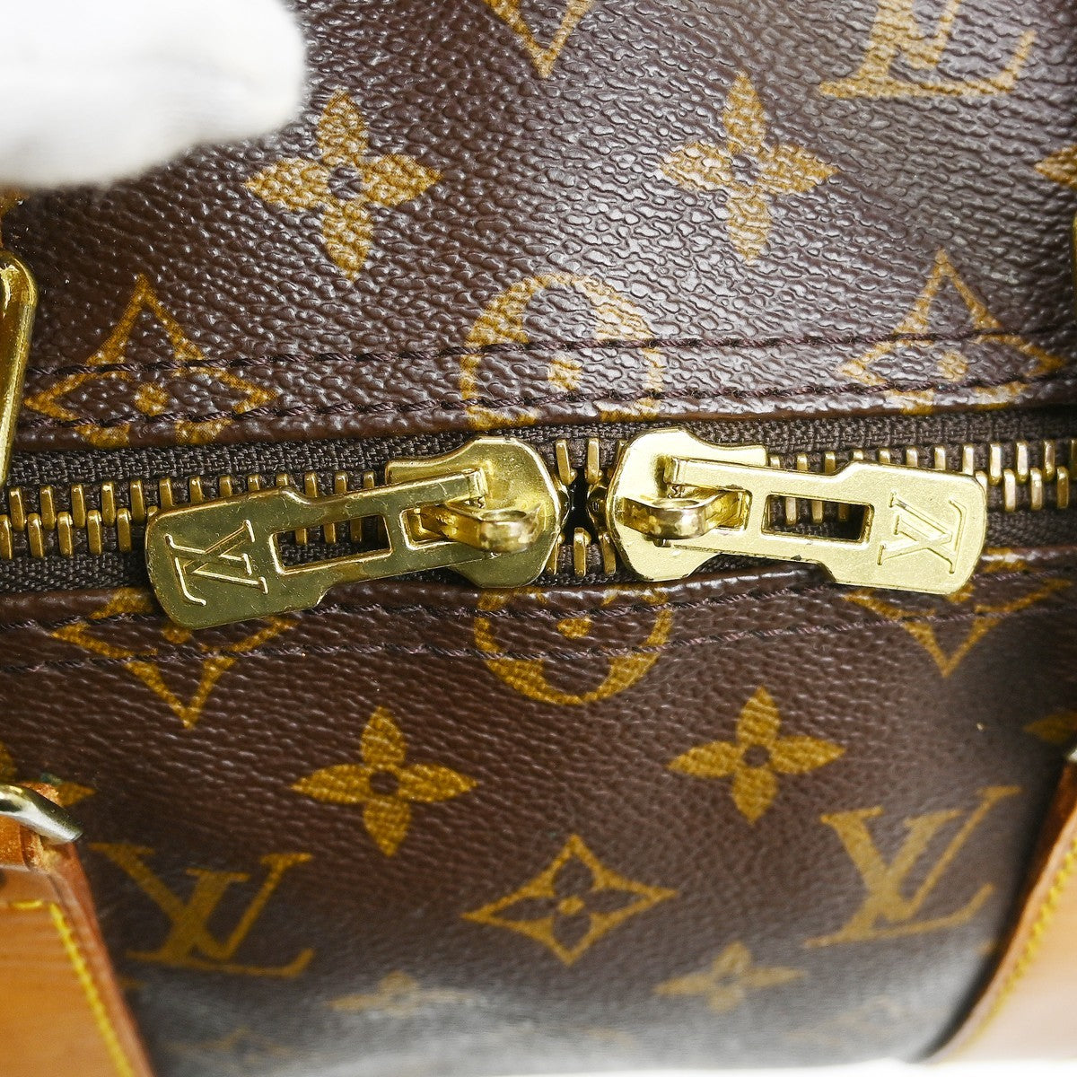 Louis Vuitton Keepall Monogram Brown Canvas Travel Bag Bag (Pre-Owned)
