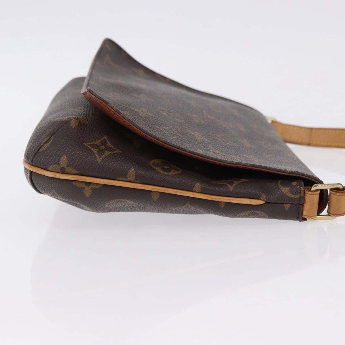 Louis Vuitton Musette Tango Monogram Canvas Brown Canvas Shoulder Bag Bag (Pre-Owned)