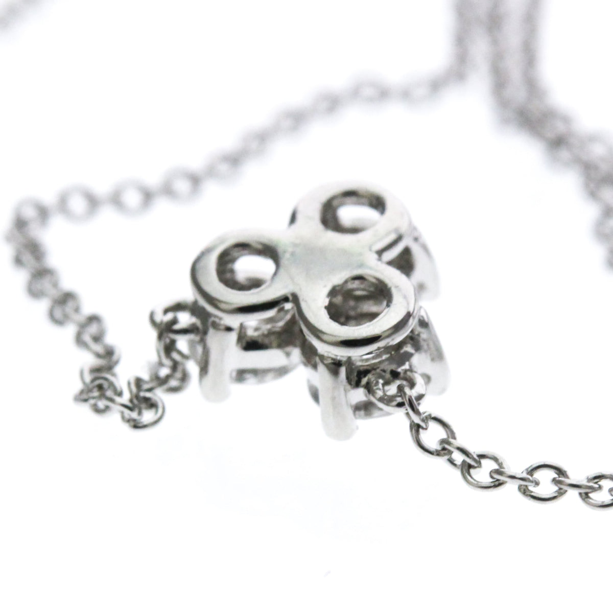Tiffany & Co. Aria Pendant Platinum And Diamonds Silver Platinum Necklace Jewelry (Pre-Owned)