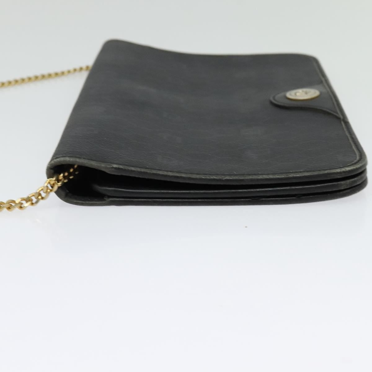 Christian Dior Vintage Honeycomb Canvas Black Canvas Shoulder Bag Bag (Pre-Owned)