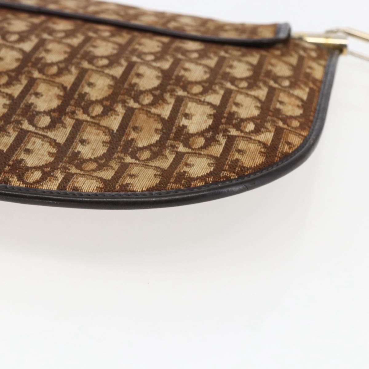 Christian Dior Vintage Trotter Canvas Brown Canvas Shoulder Bag Bag (Pre-Owned)